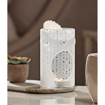 Addison- Dotted Glas Wachs Kamin Yankee Candle