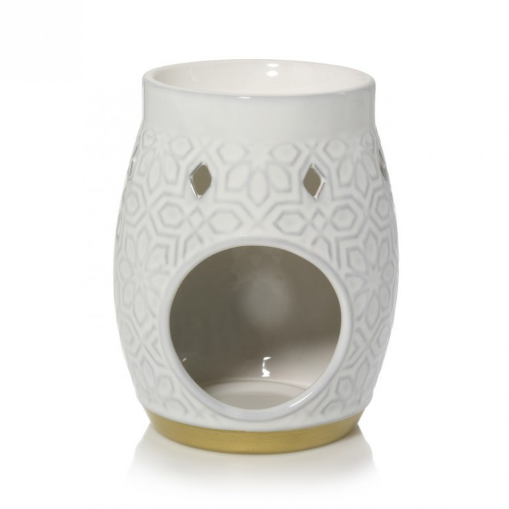 Addison - Yankee Candle Gemusterte Kerze Wachs Kamin