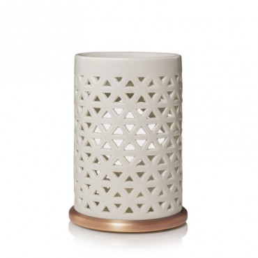 Addison - Yankee Candle Gemusterte Kerze Wachs Kamin