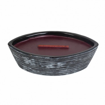 Hearthwick Black Shell Black Cherry Woodwick Kerze