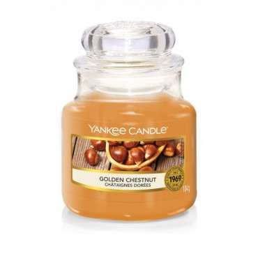 Kleine Yankee-Kerze Golden Chestnut