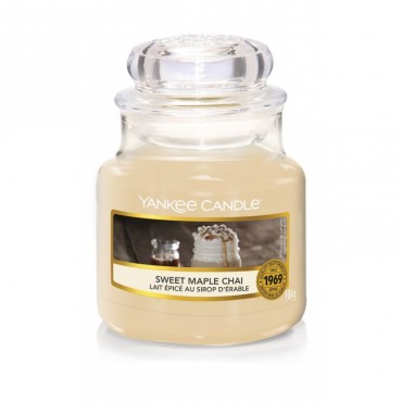 Kleine Sweet Maple Chai Kerze von Yankee Candle