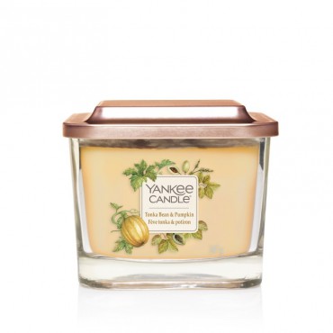 Elevation medium Tonkabohne & Kürbis Kerze von Yankee Candle