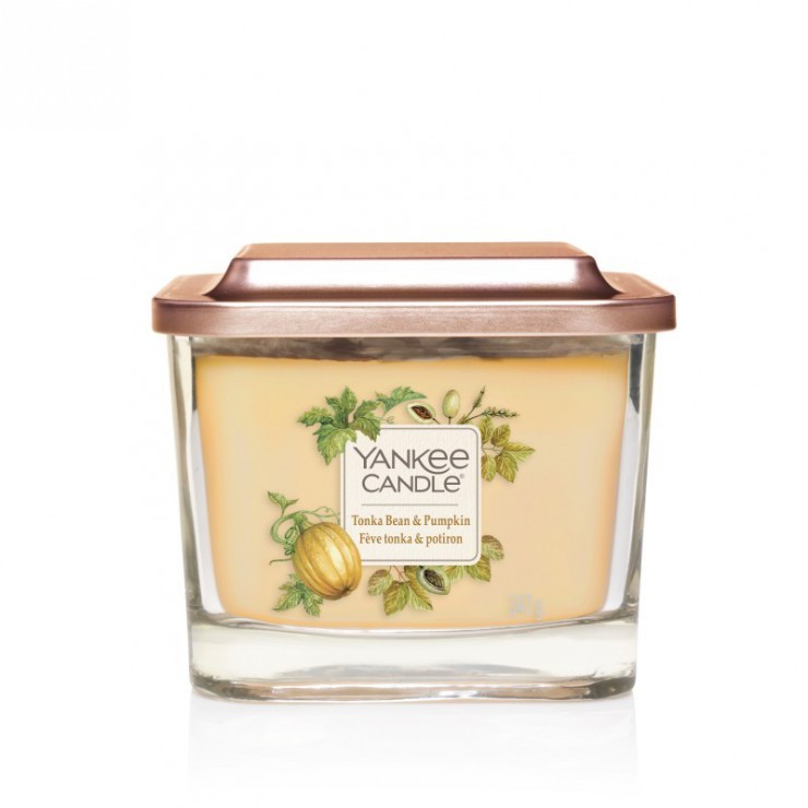 Elevation medium Tonkabohne & Kürbis Kerze von Yankee Candle