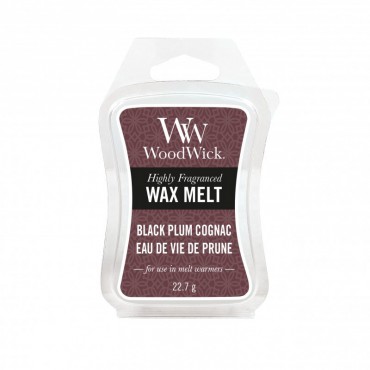 Schwarze Pflaume Cognac WoodWick Duftwachs