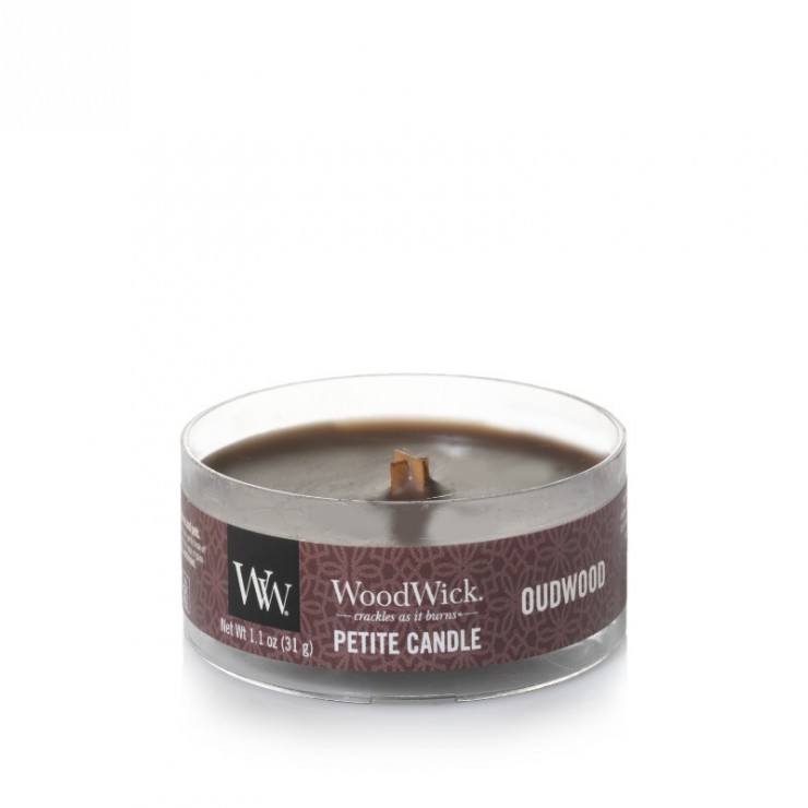Petite Oudwood WoodWick Kerze