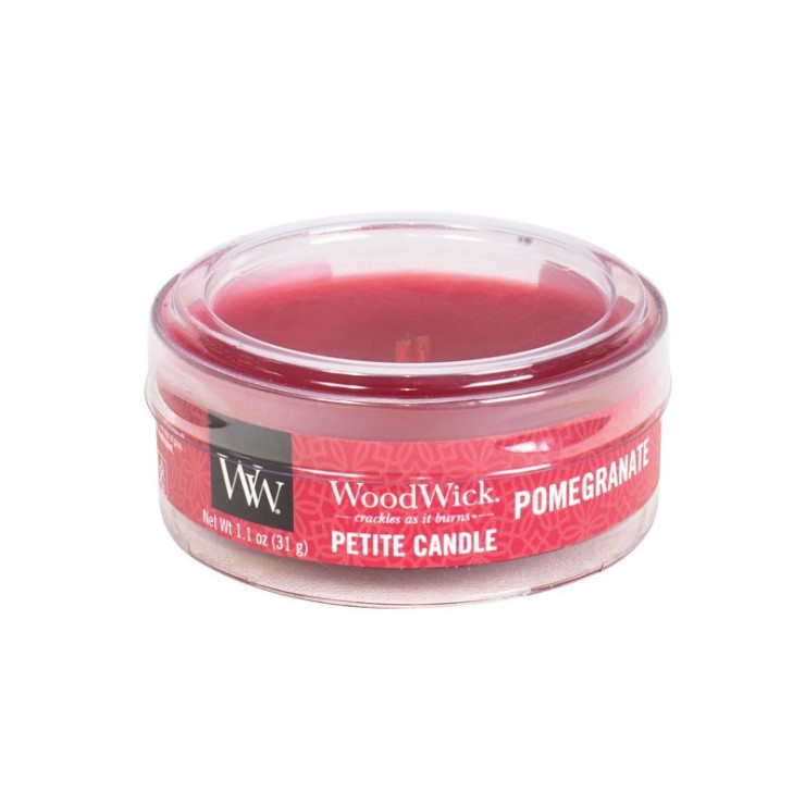 Petite Pomegranate WoodWick Kerze