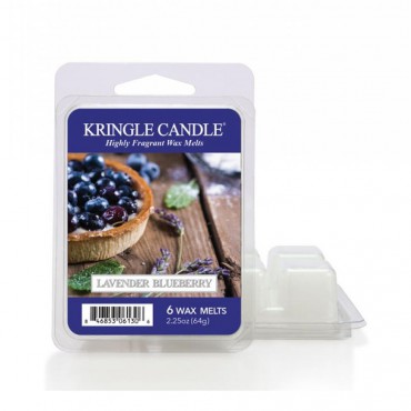 Lavendel-Heidelbeer-Kringel-Kerze Duftwachs