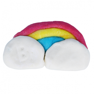 BUBBLE-DOH Dancing on a rainbow - Badeschaum "bubble bar" für 12 Bäder Bomb Cosmetics