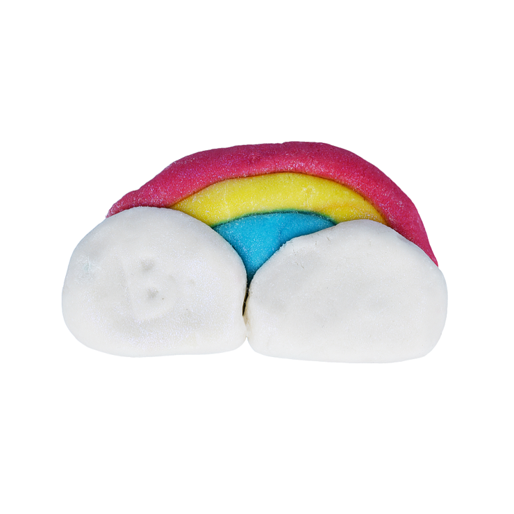 BUBBLE-DOH Dancing on a rainbow - Badeschaum "bubble bar" für 12 Bäder Bomb Cosmetics