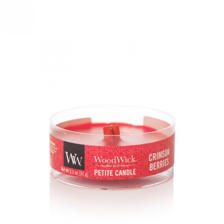 Petite Crimson Berries WoodWick Kerze