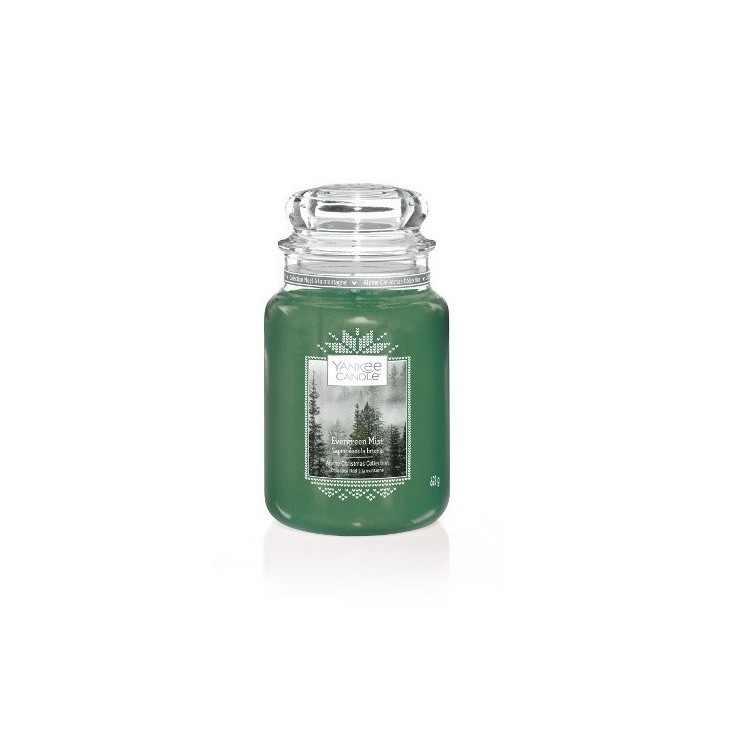 Große Evergreen Mist Kerze von Yankee Candle