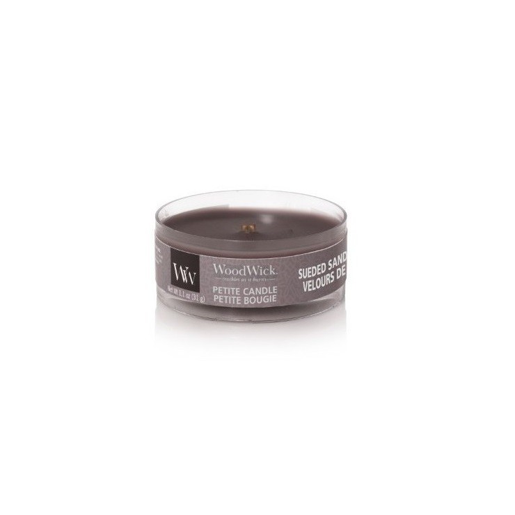 Petite Sueded Sandelholz WoodWick Kerze
