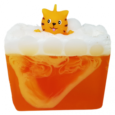 MIAU-Glycerinseife mit Spielzeugbombenkosmetik