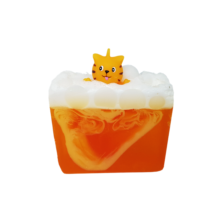 MIAU-Glycerinseife mit Spielzeugbombenkosmetik