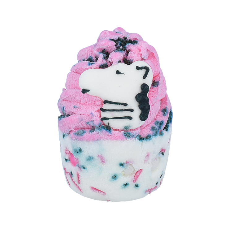 Sahnebad-Cupcake Zebra bei den Rennen Bomb Cosmetics