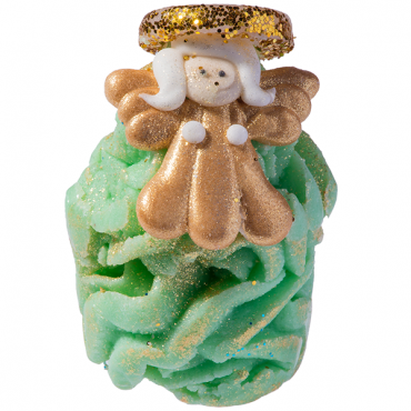 Sahnebad-Cupcake Auf der Spitze des Weihnachtsbaums Bomb Cosmetics