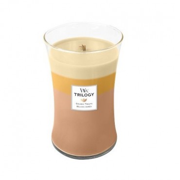 Große Trilogie Golden Treats WoodWick Kerze