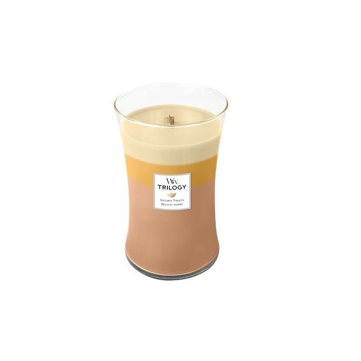 Große Trilogie Golden Treats WoodWick Kerze