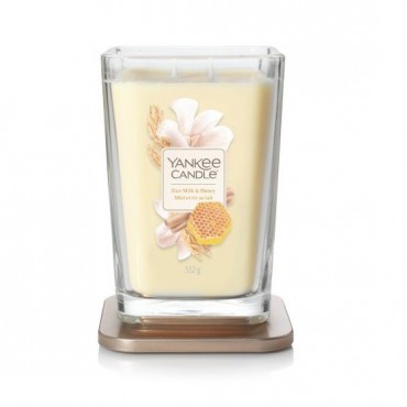 Elevation große Reismilch & Honig Kerze von Yankee Candle