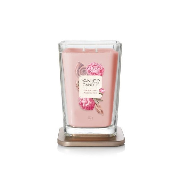 Elevation große Salz Nebel Pfingstrose Kerze Yankee Candle
