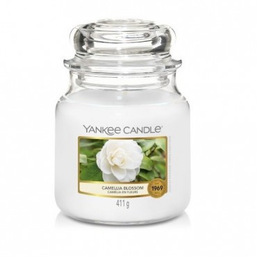 Mittlere Kerze Camellia Blossom von Yankee Candle