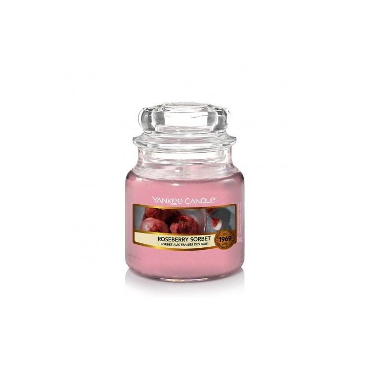 Kleine Roseberry Sorbet Kerze von Yankee Candle