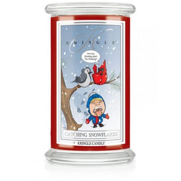 Catching Snowflakes große Kerze von Kringle Candle