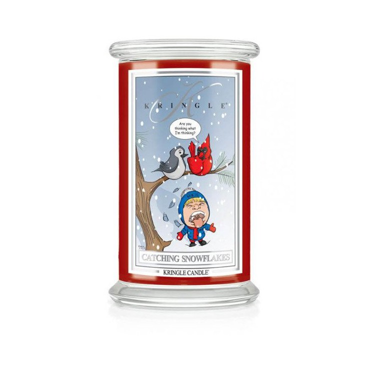 Catching Snowflakes große Kerze von Kringle Candle