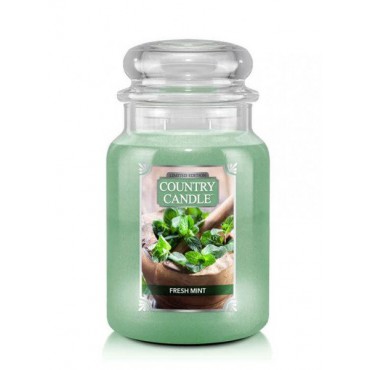 Große Fresh Mint Country Kerze