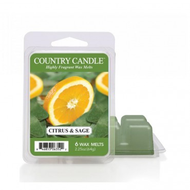 Country Candle Citrus und Salbei Duftwachs