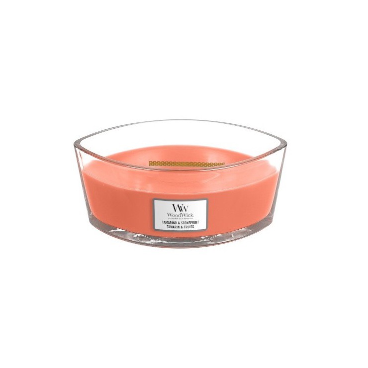 Hearthwick Tamarinde & Steinfrucht WoodWick Kerze