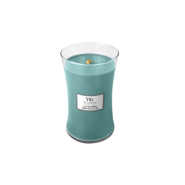 Große blaue Java-Banane WoodWick-Kerze