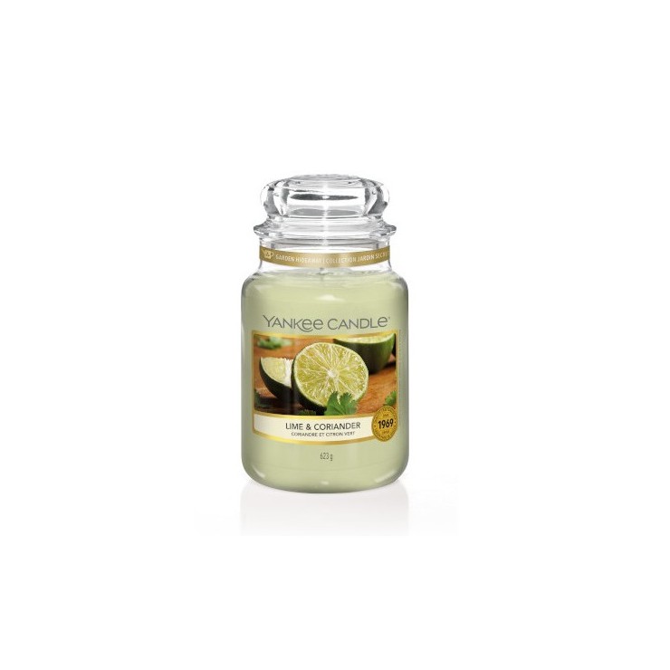 Große Limette & Koriander Kerze von Yankee Candle