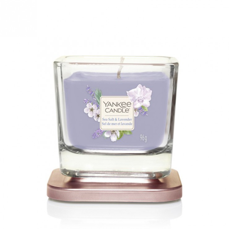 Elevation medium Meersalz & Lavendel Kerze von Yankee Candle