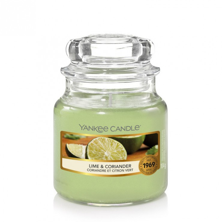 Kleine Limette & Koriander Kerze von Yankee Candle