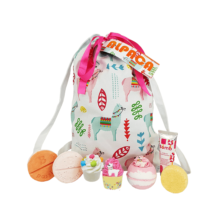 Kosmetikset in einer Baumwolltasche ALPACA MY BAGS Bomb Cosmetics