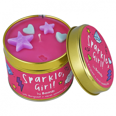 Sparkle Girl Dose Kerze von Bomb Cosmetics