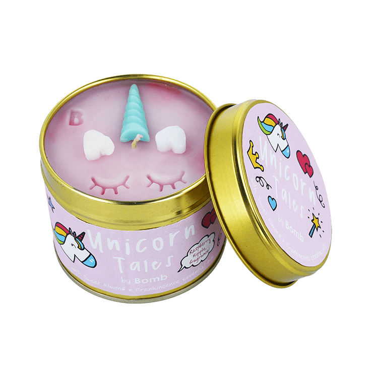 Zinnkerze Unicorn Tales von Bomb Cosmetics