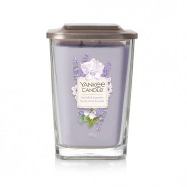 Elevation große Meersalz & Lavendel Kerze von Yankee Candle