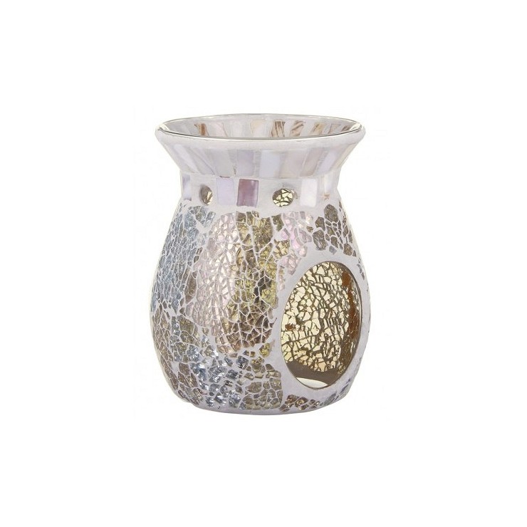 Gold & Pearl Crackle Yankee Candle Kamin
