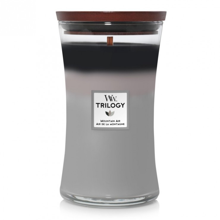 Große Trilogie Mountain Air WoodWick Kerze