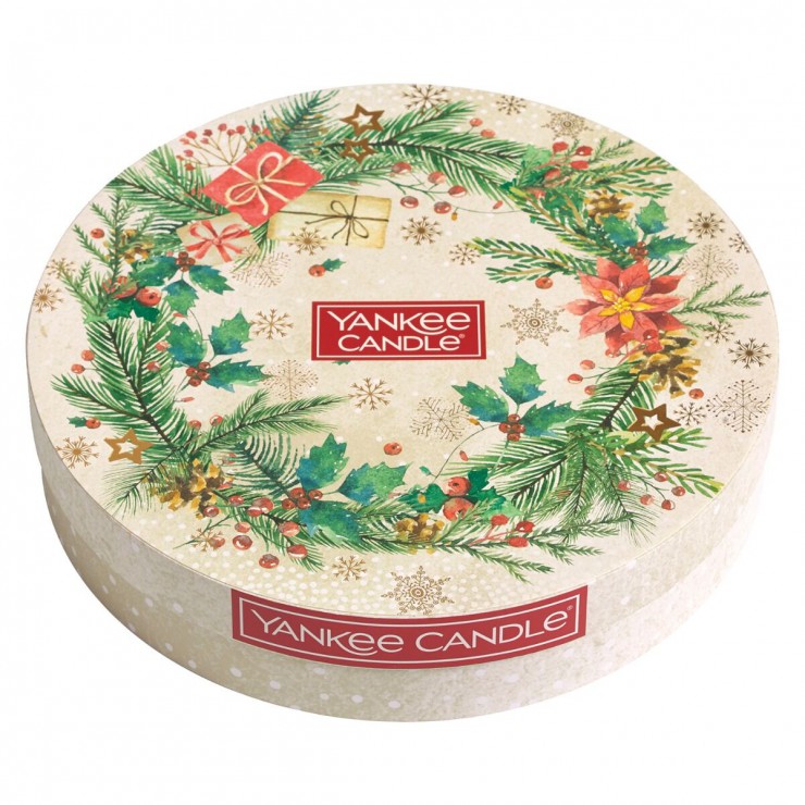 Magical Christmas Morning - Set mit 18 Teelichtern + Teelichthalter Yankee Candle