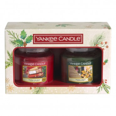 Magical Christmas Morning - Yankee Candle 2 mittelgroße Gläser Set