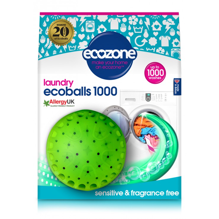 Ecoballs Waschkugeln für 1000 Wäschen Ecozone