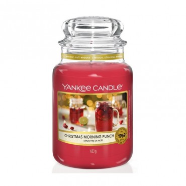 Große Christmas Morning Punch Kerze von Yankee Candle
