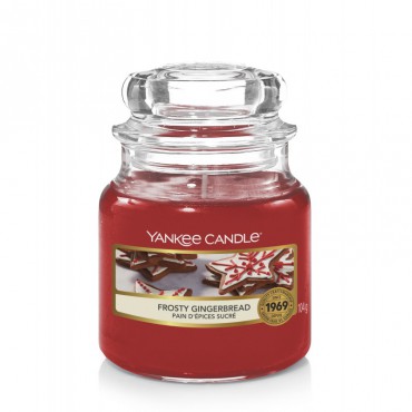 Kleine Frosty Gingerbread Kerze von Yankee Candle