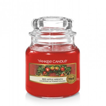 Kleine Kerze Red Apple Wreath von Yankee Candle