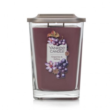 Elevation große Grapevine & Safran Kerze von Yankee Candle