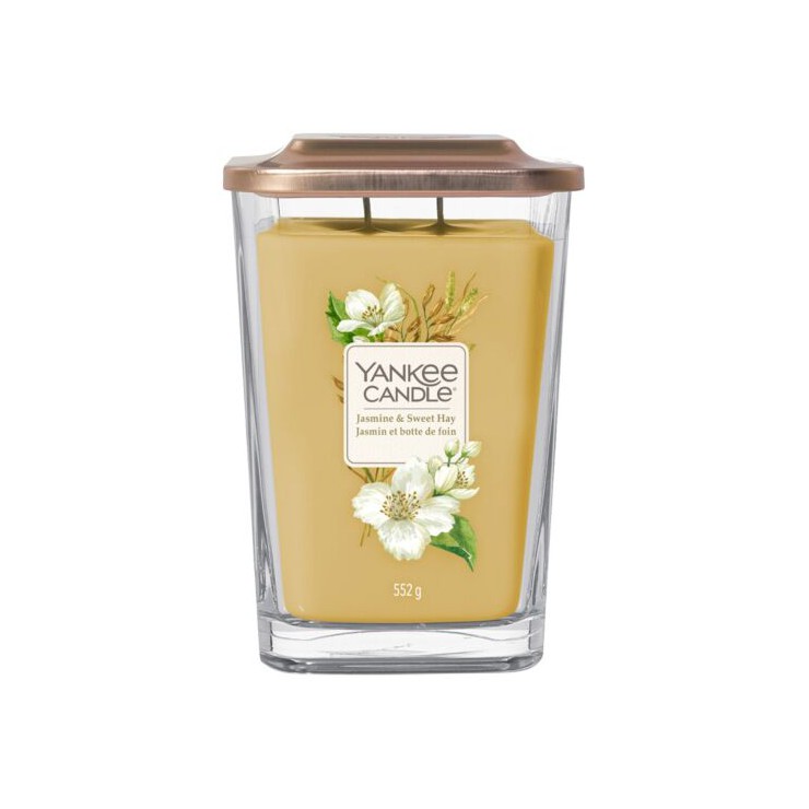 Elevation große Kerze Jasmine & Sweet Hay von Yankee Candle